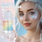 Dageda Fantasy White Body Glitter Stick sparkly Hair Face