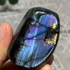 95g  Natural Purple Labradorite Quartz Crystal Stone Specimen Healing