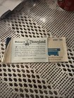Vintage Walt Disney World Ticket Book The Magic Kingdom Ride Tickets Vietnam War