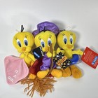 Warner Bros  Looney Tunes Tweety Bean Bag Plush Lot Of 3 W  Tags  1999 