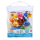 Baby Shark 9 Piece Bath Toy Figure Set  Toddler Bath Toy