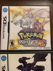 Pokemon White   White 2 Nintendo Ds  Replacement  2 Cases Only No Games - Bundle