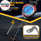 Heavy Duty Retractable Keychain 28in Steel Cord Carabiner Badge Reel 10oz