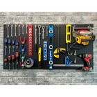 24 In  H X 48 In  W  2  Black Abs Textured Pegboards