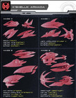 The Astra Nebula K shellik Fleet - Starship Resin Miniatures - Sci-fi Space