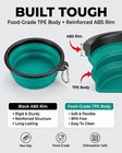 Rest-eazzzy Collapsible Dog Bowls For Travel 2-pack Dog Portable Water Bowl For