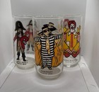 Mcdonald   s Collector Series Glasses     Ronald  Hamburglar   Captain Crook