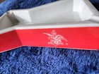 Vintage Budweiser Bowtie Ash Tray 8 In  See Description