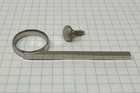 Jupiter Trumpet 3rd Slide Finger Push Rod With Nickel Lyre Screw