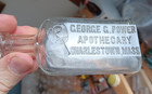 George G  Power Apothecary Charlestown  Mass Pictorial Pharmacy Bottle