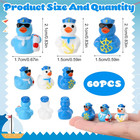 60pcs Mini Resin Sailor Cruise Ducks  Tiny Cruise Ducks For Hiding  Miniature Sa