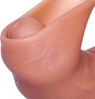 8 Inch Realistic Foreskin Dildo  Big Silicone Uncut Dildo With Balls And Veins 