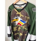 Ot Sport Colorado Eagles Ahl Hockey Jersey Camo Green Mens Xl Made In Usa
