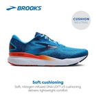 Brooks Men   s Ghost 16 Neutral Running Shoe - Bonnie Blue blue Ribbon orange - 11