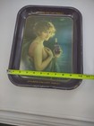 1920 s Flapper Girl Scarce Vintage Nugrape Soda Advertising Tray Adelaide Hiebel