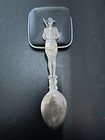 Robin s Sterling Silver Enamel Wwi Solider 29th Infantry Souvenir Spoon 5 25 