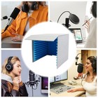 Desktop Soundproof Cover Portable Vocal Recording Booth Sound Absorbing Shield
