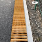 3pcs Grating Covers Drain Grate Frp Floor Grating For Car Wash  Farms  Sidewalk