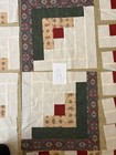 Massive Quilt Top Kit Buffalo Log Cabin Precut Ready To Sew 5  Yards Fabric