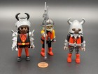 Playmobil Knight - Medieval Red Dragon Guards Yellow Black Lot 3 Figures