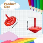 18pcs Colorful Wooden Spinning Tops Rainbow Gyroscopes Toy Educational Spinni   