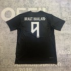 Nike Aero-fit Black Short Sleeve Soccer Jersey Braut Haaland  9 Size Xl