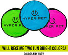Hyper Pet Flippy Flopper 9  Soft Flying Disc Dog Toy  Pack Of 2  Assorted Colors