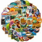 63 Pack Of Us National Park Stickers For Laptop water Bottle phone Case ipad