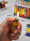 Bic Classic Lighters 50 Pack Bulk Tray With 3 Bonus Special Edition Designs Usa