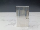 S t  Dupont Line 1 Br -l1 Br- Gas Lighter -large Model -silver Plated -ae07-1815