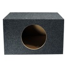 Car Audio Single 10  Sealed Subwoofer Salnted Hatchback Stereo Sub Box Enclosure