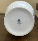 Vintage Hollohaza Hungary Porcelain Floral Vase With Gold Trim 7 