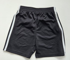 Adidas Little Boys 5 Black White Logo Shorts Short Pants Soccer 3 Stripe