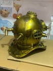 Antique Us Navy Brass Divers Diving Helmet Mark V 18  Deep Sea Scuba