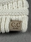 Cc Cute Toddler Kids Girls Pom Winter Warm Crochet Knit Hat Beanie Cap White