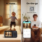 Baby Monitor W Camera Audio Video Baby Monitor Wifi Night Vision 2 8  Lcd Screen