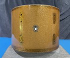 Ludwig 60s Vintage 8x12 Tom Drum Shell With Badge Factory Gold Sparkle
