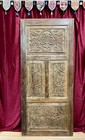 Ornate Carved Doors Vintage Barn Door Floral Wooden Rustic Door 80x36