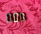 Vintage Lot Of  21  Keyhole Covers- 16  Antique    5  New Replacements-excellent