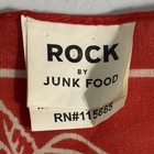 Rock By Junk Food Grateful Dead Red Cotton Neck Scarf Skull 20   20 