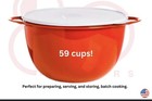 Pre Order Tupperware Thatsa Bowl Jumbo 59 Cup Orange With White Seal New