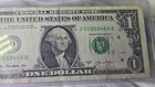 2013  1 Federal Reserve Note Circulated One Dollar Bill Serial D55559466b