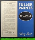 Vintage Moore s Paint Varnish Enamels Sample Foldout Brochure