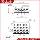Findmall 1 Matched Pair Ultra 1-2-3 Blocks 23 Holes  0001  Machinist 123 Jig