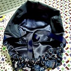 Howard University Ponytail Surgical Cap With Blue Satin Lining