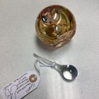 Handblown Art Glass Perfume Bottle Signed Dated Handmade