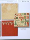 Vintage Christmas Scrapbook Paper Kit With Stickers