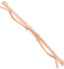 Made In Usa Collar Clip Mens Bar Rose Gold Tone Medium 1 7 8  Classic Box End
