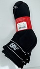 New Balance 6 Pairs Mens Cushioned Ankle Socks Size L 10-13 5 Black Arch Support