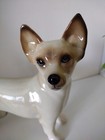 Chihauhau Dog Figurine Ornament Coopercraft Pottery Ceramic - 18cms Tall
